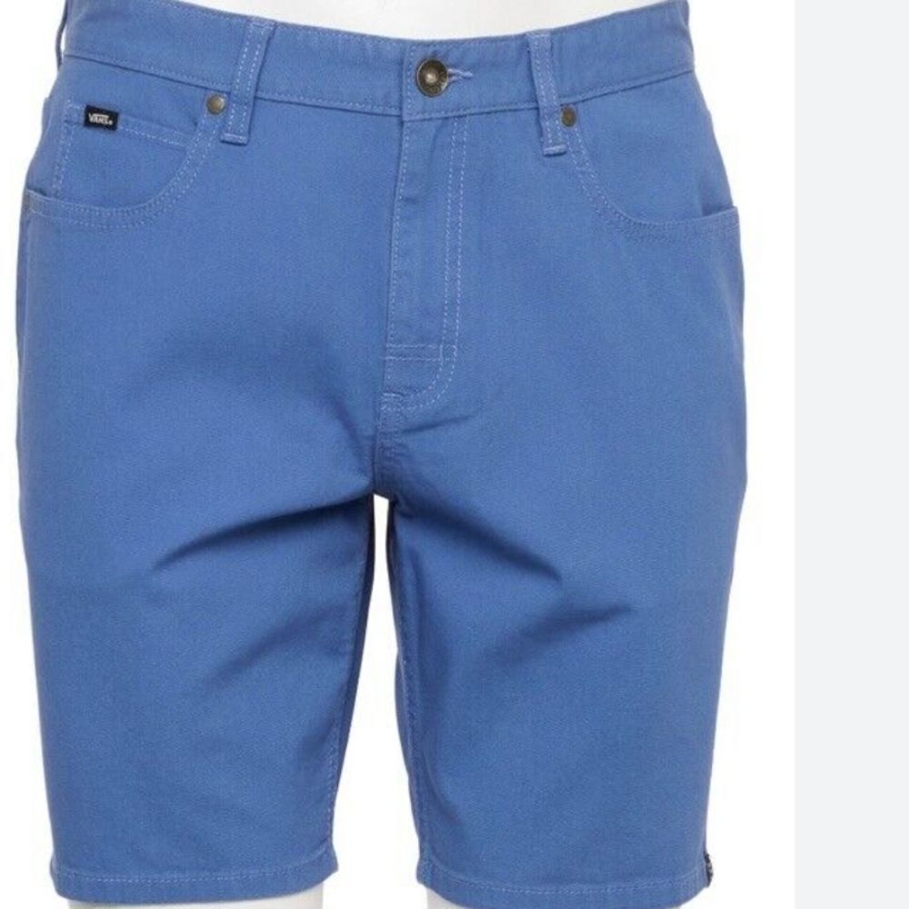 Vans Roy 5-Pocket Demim Shorts-‎ Blue